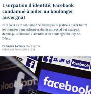 L'usurpation d'identité sur Facebook est causée par le vol de photos