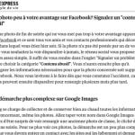 Photos sur Facebook